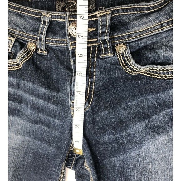 Silver Jeans Co. Suki Surplus Capri Jeans Size 25 Waist Womens/Teen - Picture 8 of 8